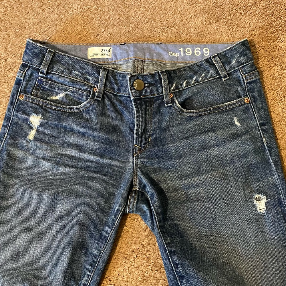 Gap 1969 Always Skinny Medium Wash Jeans